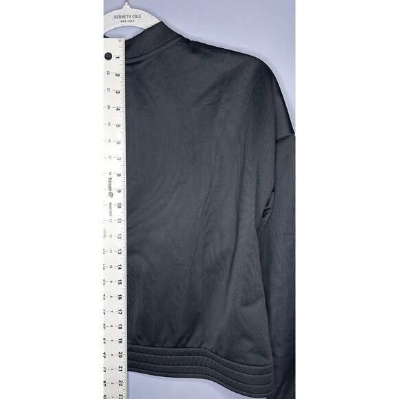 Nike Jacket Youth XL Black White Logo Swoosh Track Full Zip CU8374 Lightweight - Picture 5 of 12